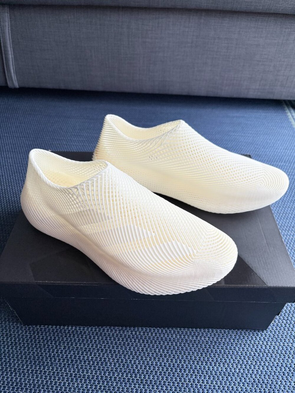 Adidas Climacool Off White 3D Printed Slip-On Shoes Unisex M11.5/W12.5